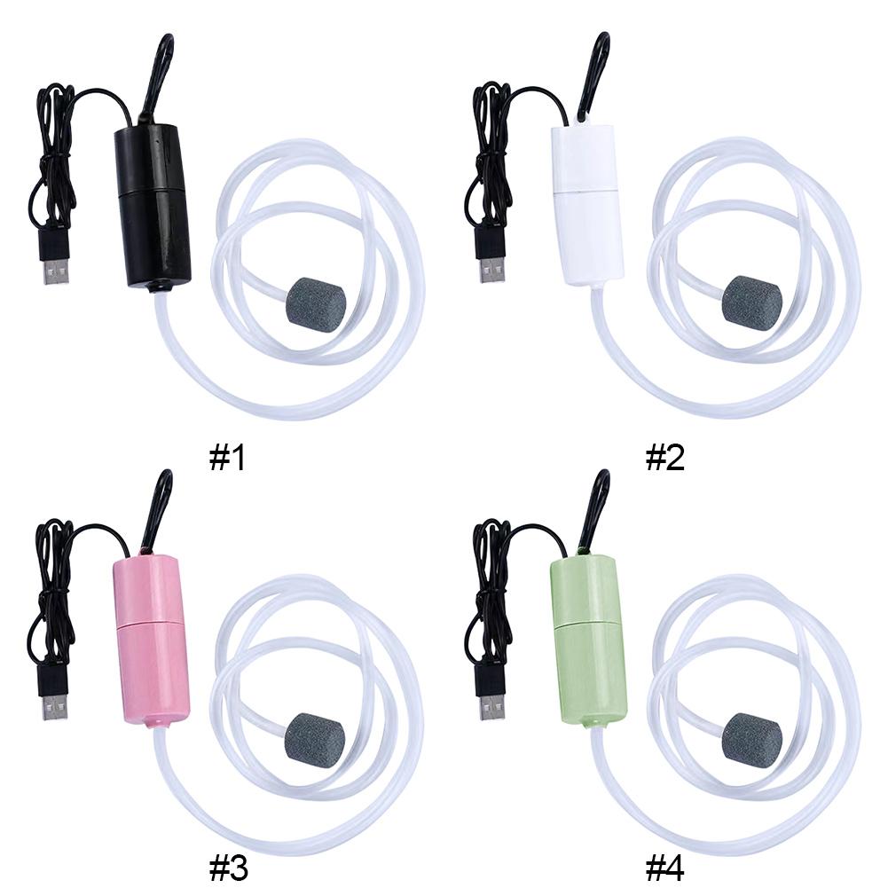 Fish Tank Oxygen Pump USB Portable Mini Small Oxygenator Fish Tank Silent Air Compressor Aerator Portable Fish Tank Accessories