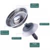 Anti-blocking Drain Filter Anti Clog Mesh Trap Durable Kitchen Sink Strainer