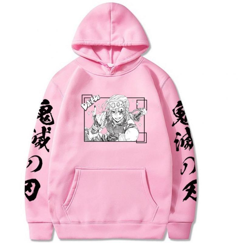 Kimetsu No Yaiba Harajuku Anime Demon Slayer Hoodie Kawaii Manga Uzui Tengen Cool Graphics Sweatshirts Tops