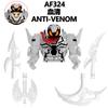 Marvel Legends Carnage Venom Blocks Bricks Anti-Venom Eddie Brock For Toys Gifts Action Figures Building Blocks For Children