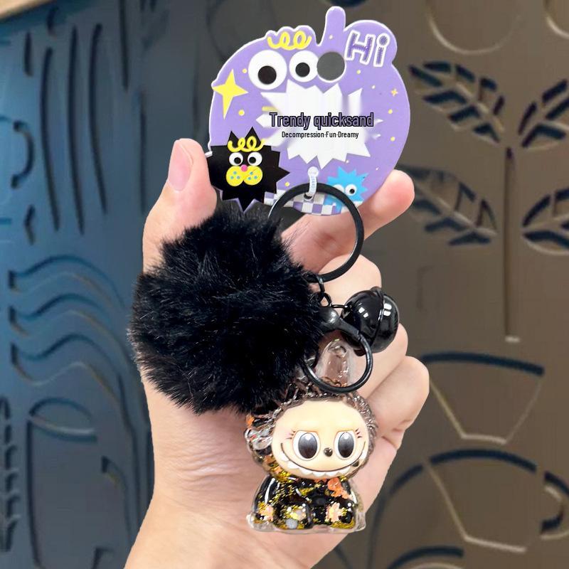 Kreskówkowy Uroczy Portfelik na Monety Labubu i Brelok Etui na Karty – Prezent dla Dzieci i Torebka na Słuchawki