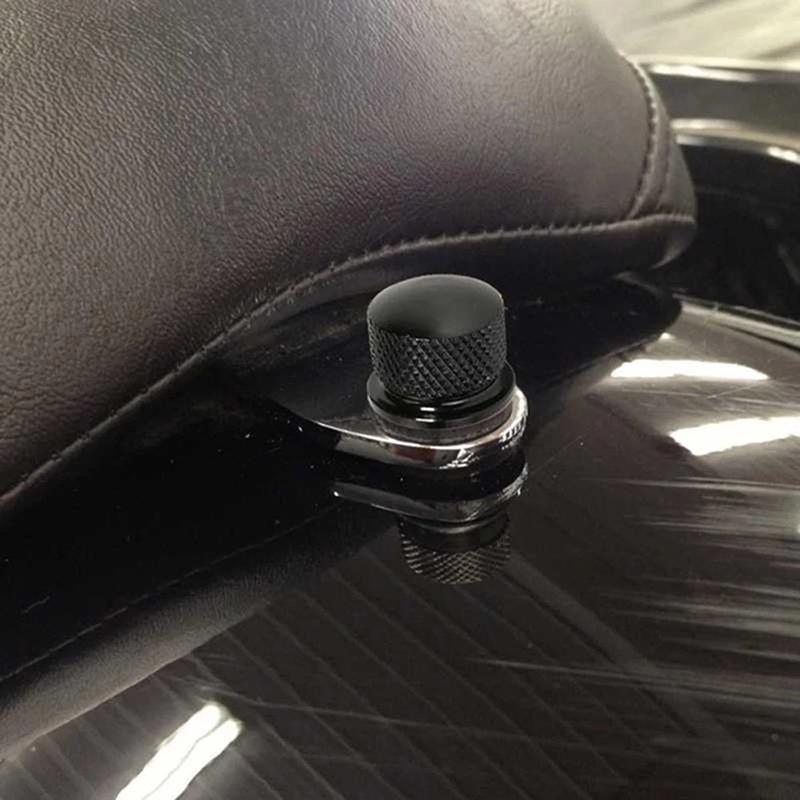 Motorcycle Rear Fender Seat Bolt Screw Nut Tab Cover For Softail Touring Motorbikes 96-Up Billet Aluminum Parts