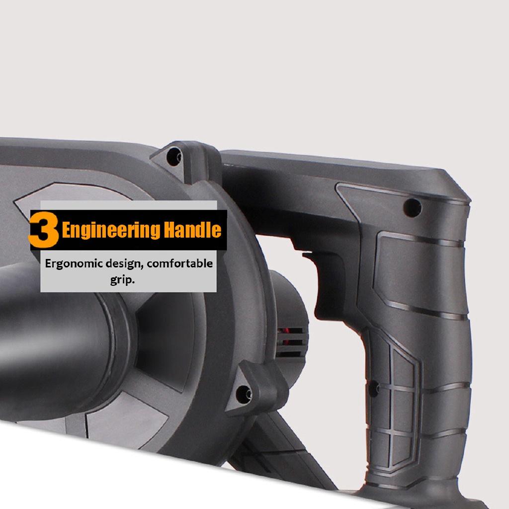 Brushless Cordless Electric Air Blower Handheld Leaf Blower And Suction Computer Dust Collector Vacuum Cleaner Tool 2000W