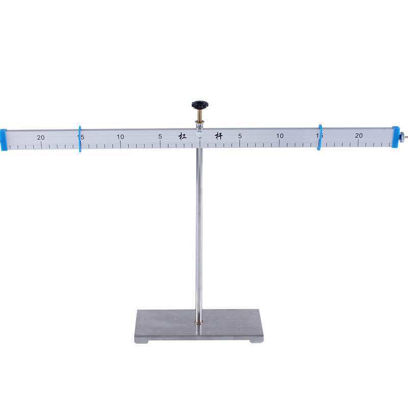 Aluminum Alloy Lever Principle Experiment Kit with Ruler, Stand, and Weights for Junior High Physics