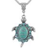 Sea Turtle Animal Pendant Female Wedding Jewelry Necklace for Women Neck Accessories for Present
