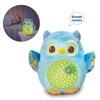Projecteur en peluche hibou - VTech - Lumière nocturne - Musique apaisante - Sons de la nature - Réagit aux pleurs