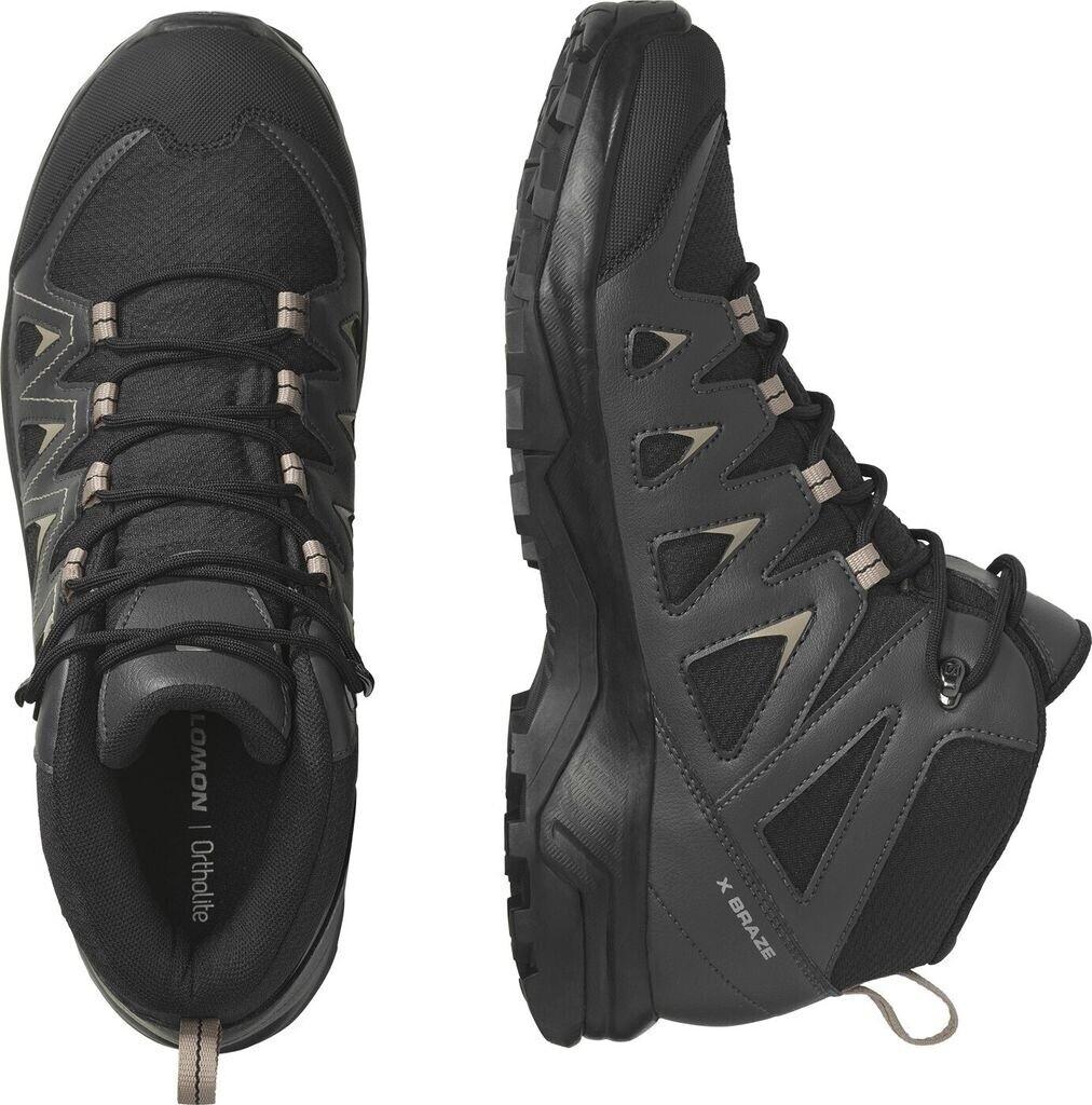 Обувь для треккинга Salomon X Braze Mid Gore-Tex black