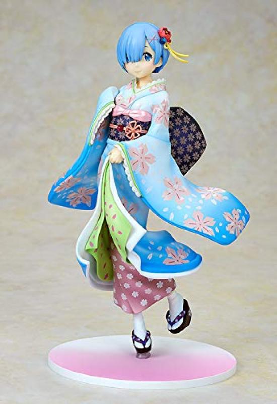 KADOKAWA KDcolle Re:ZERO -Starting Life In Another World- Rem Ukiyo-e Sakura Ver. 18 Scale ABS&PVC Painted Finished Figure KK31773
