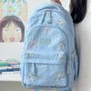 High-value schoolbag female niche design college student high school student backpack Japanese versatile large-capacity girl schoolbag