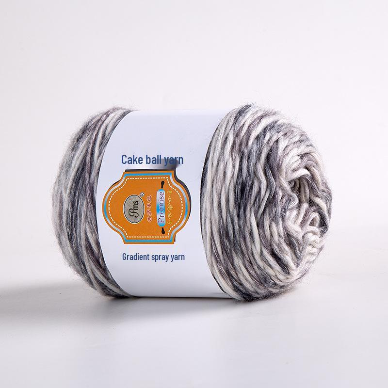 Hand-Dyed Rainbow Flock Yarn for DIY Knitting – Perfect for Scarves, Hats & Sweaters