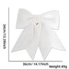 Pearl Stylish Cotton Glitter Bow Ornaments Ideal For Holiday Decor And Diy Projects Craft