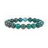 Festive Gifts 8Mm Chrysocolla Beaded Bracelet Earthy Fashion Jewelry For Men And Women Daily Wear Simple Versatile Accessory