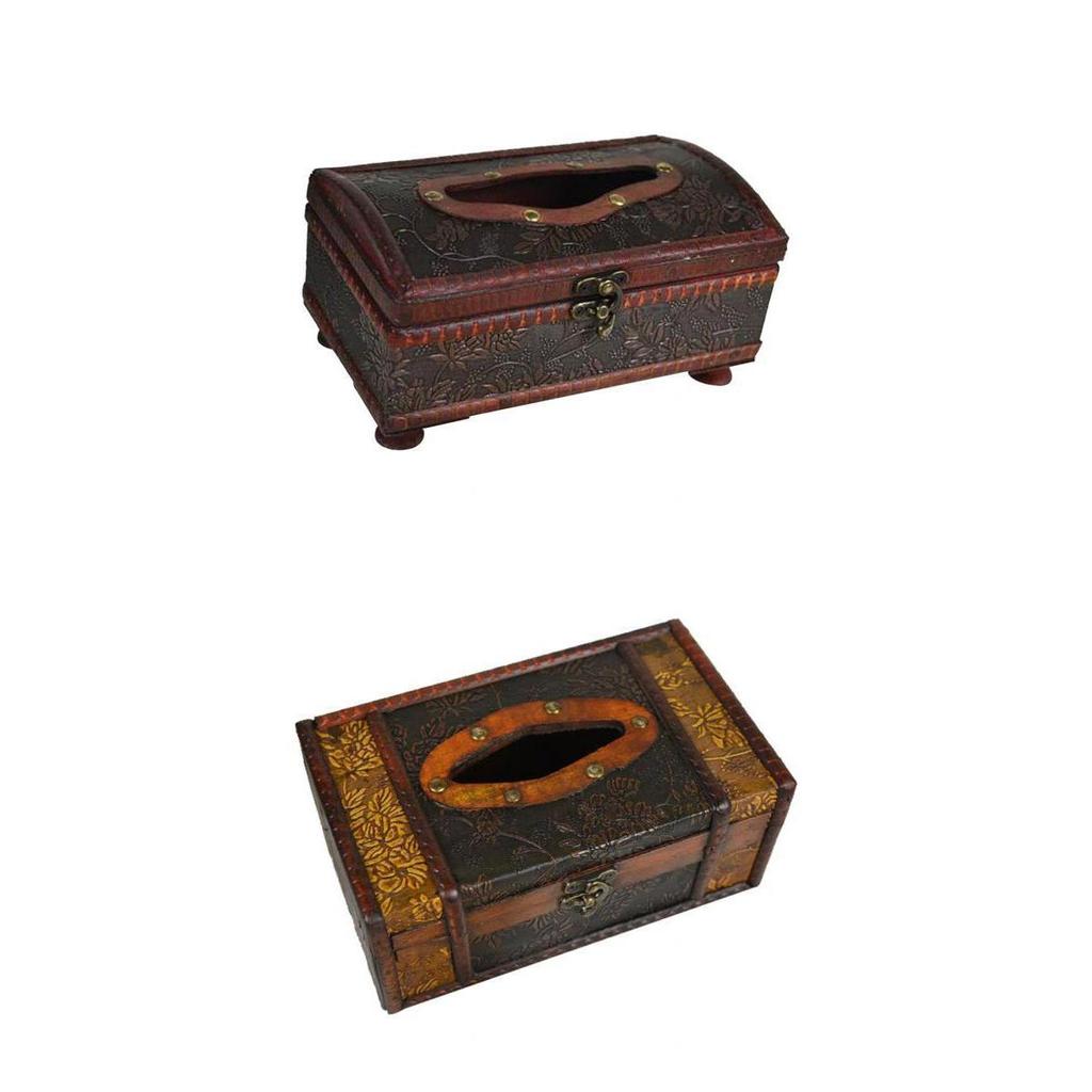 2pcs Vintage Display Stand Ring Holder Showcase Accessory Organizer Tray
