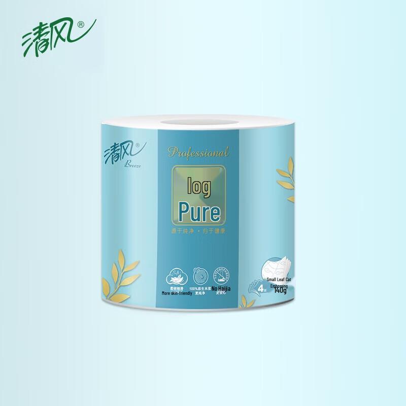 Qingfeng Pure Wood 4-Ply Toilet Tissue