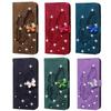 Shiny Glitter Wallet Leather Case For Samsung Galaxy S26 Ultra S25 S24 FE S23 S22 Plus A15 A16 A26 A36 A56 A34 A54 A55 A37 A57