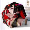 1 Stück Anime-Charakter Outdoor-Regenschirm - Automatisches Öffnen/Schließen, Tragbares 3-fach faltbares Design, 8-Speichen-Eisenrahmen - Perfektes Geschenk für Fans, Reisende, Da