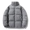 Winter Dicke Parkas Herren Stehkragen Lässig Outdoor Warme Jacke Männlich Winddicht Baumwollgepolstert Paar Outwear Mäntel