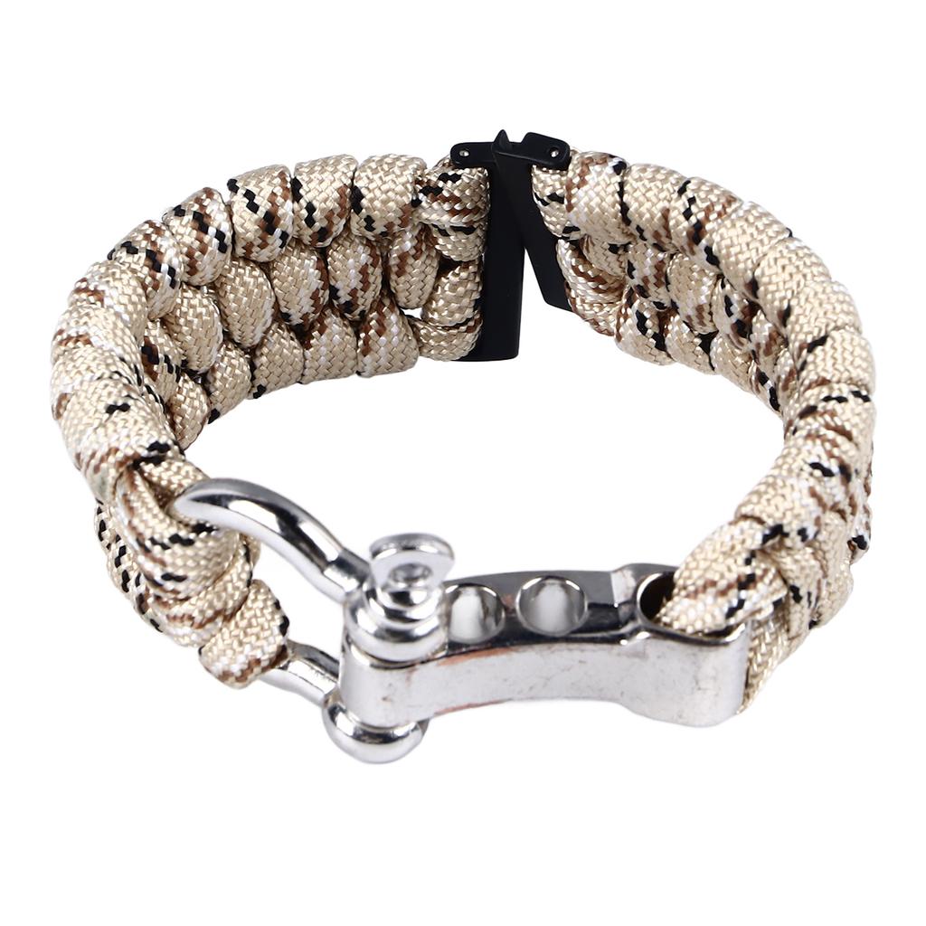 Replacement Watch Strap Watch Woven Band Nylon Paracord Woven Handmade Watch Strap for Suunto 7 9 D5i 24mm Desert