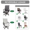Ergonomic Office Chair Cover Checkered Pattern NonSlip Backing Waterproofs Fabric Sleeve for Comfortable Seating