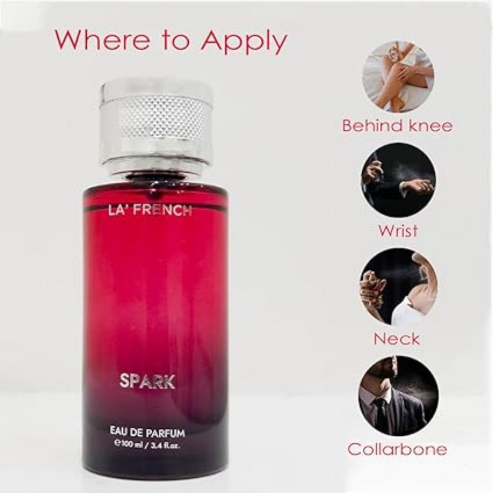 Spark Eau De Parfum – 100ml | Long-Lasting Perfume for Men & Women | Bold, Unisex Fragrance | Ideal for All Occasions | Premium Perfume