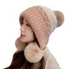 Fur Hat Eskimo Golji Pom Pom Bonnet Hat Women's Beanie