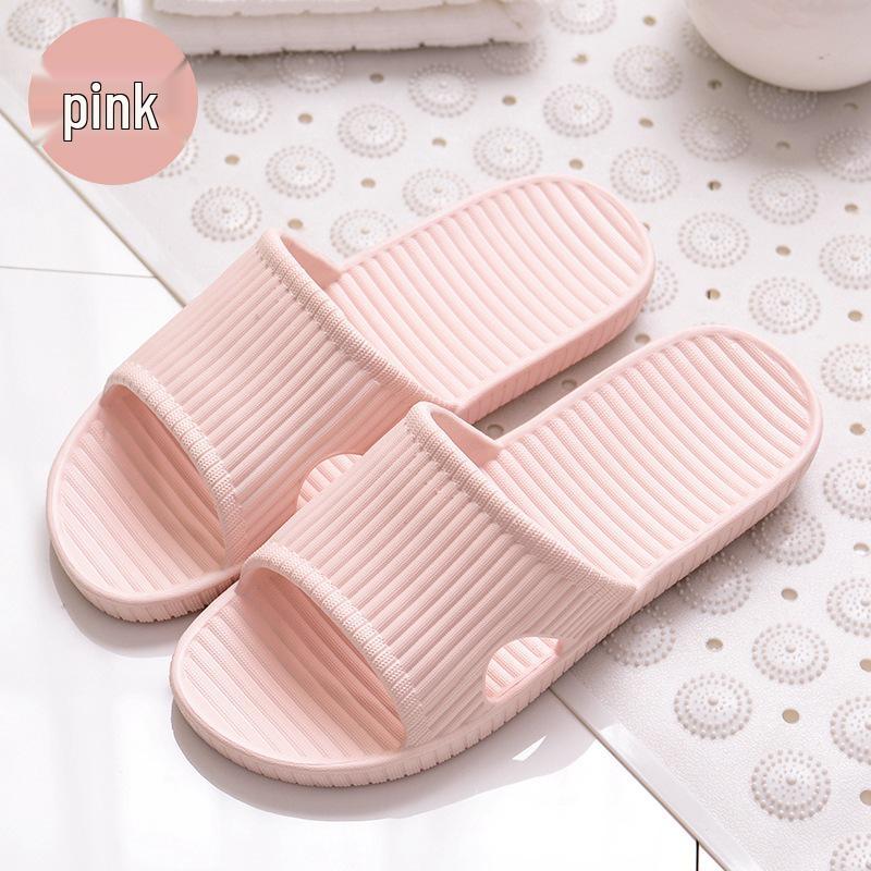 Men's and Women's Non-Slip Indoor Bathroom Slippers - Soft Sole Summer Sandals for Couples