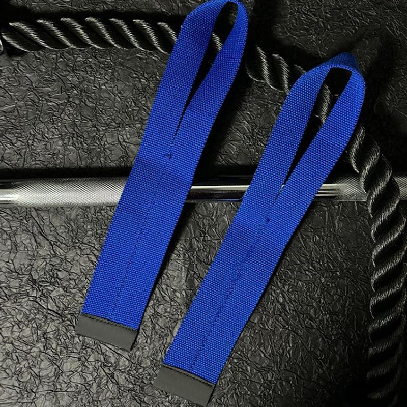 1Pair Gym Lifting Straps Weight Lifting Wrist Weight Belt Body Building Gloves For Women Men Fitness Crossfit Barbells Power