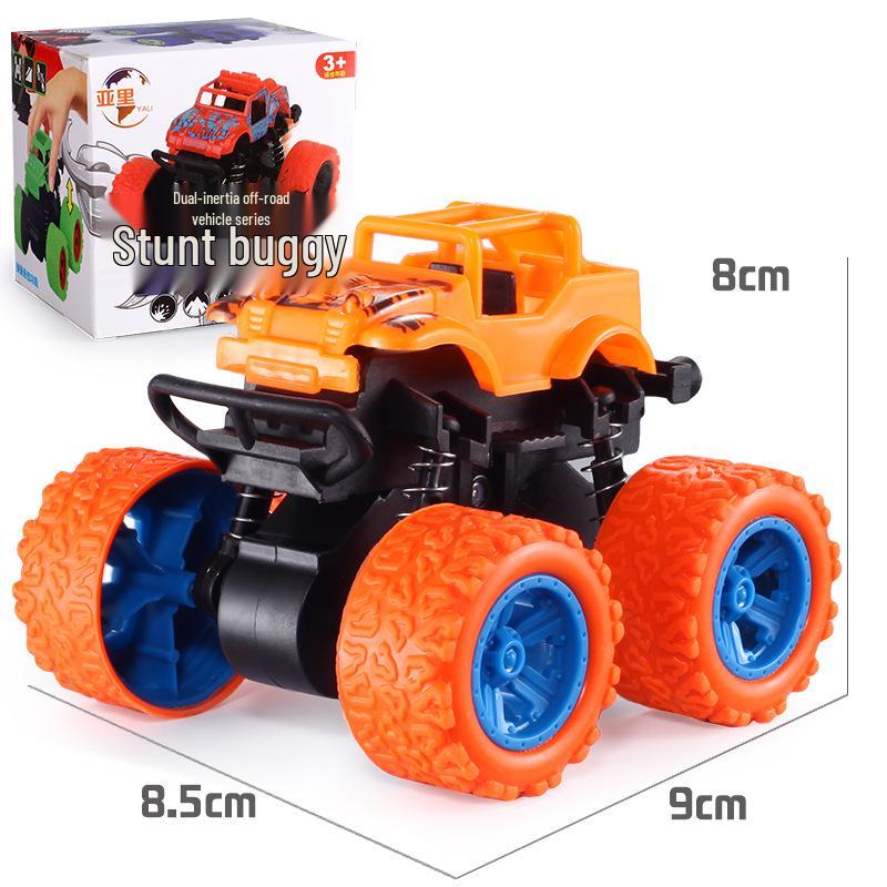 Kids' Inertial Excavator Toy Car: Off-Road Vehicle for Boys, Perfect for Small Gifts and Night Markets