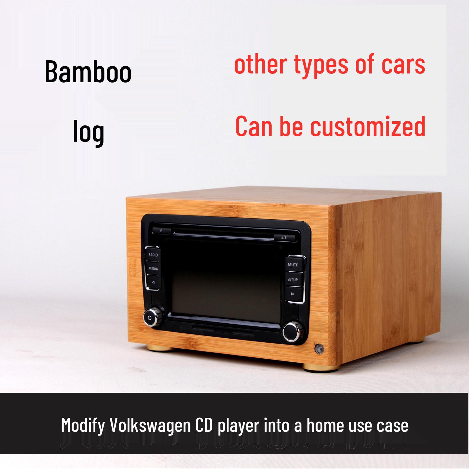 

Convert Volkswagen Golf/Front/Yisan/Tanabo CD players into home audio system enclosures. Remote Control