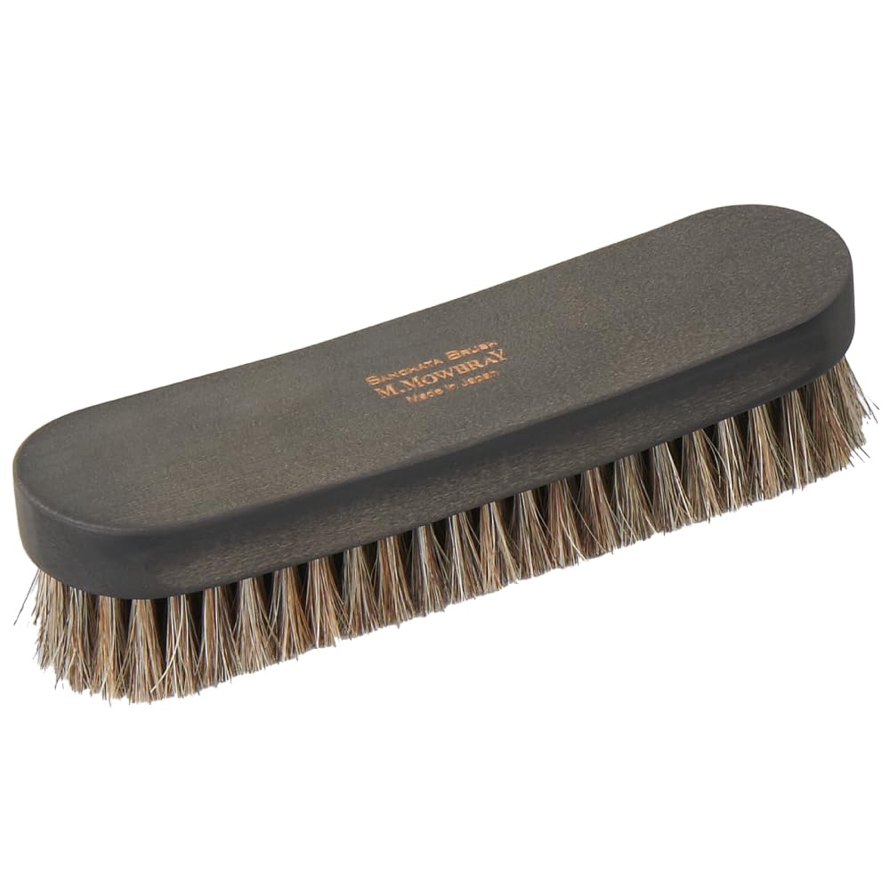 

horsehair brush for dust SANOHATA brush M.MOWBRAY (M. Mowbray) Japanese-made removal, коричневий