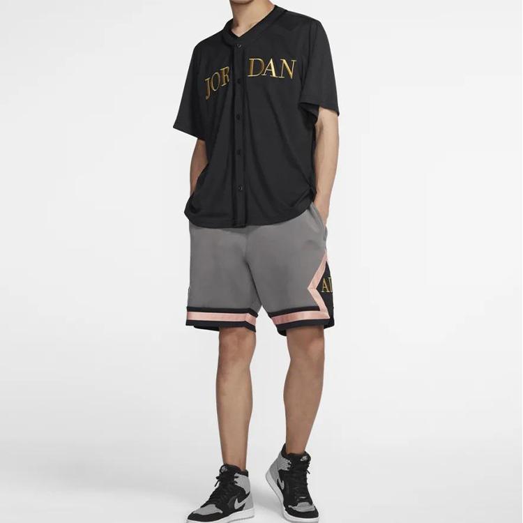 Jordan Basketball Sports Solid Color Jacket Men Outerwear Black AT9823-010