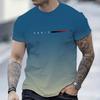 Summer Oversized T Shirt Man Loose Paris Creative Male T-Shirt Letter Print Casual Slim Round Neck Short Sleeved T-Shirt Top