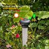 Solar Lawn Lamp Thermometer Needle Shaped Temperature Measurement Waterproof Landscape Lighting for Garden Courtyard Decoration
