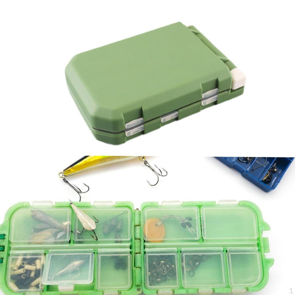 Fishing Tackle Box Accessories Tool Organizer Compartments Hardware Parts Compact with