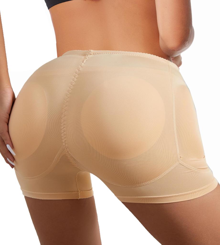 Dámské kalhotky s push-up efektem na zadek, falešný zadek, polstrované spodní prádlo, šortky pro zvednutí zadečku pod šaty, vylepšovač boků, chlapecké šortky, tvarující prádlo, bezpečnostní šortky