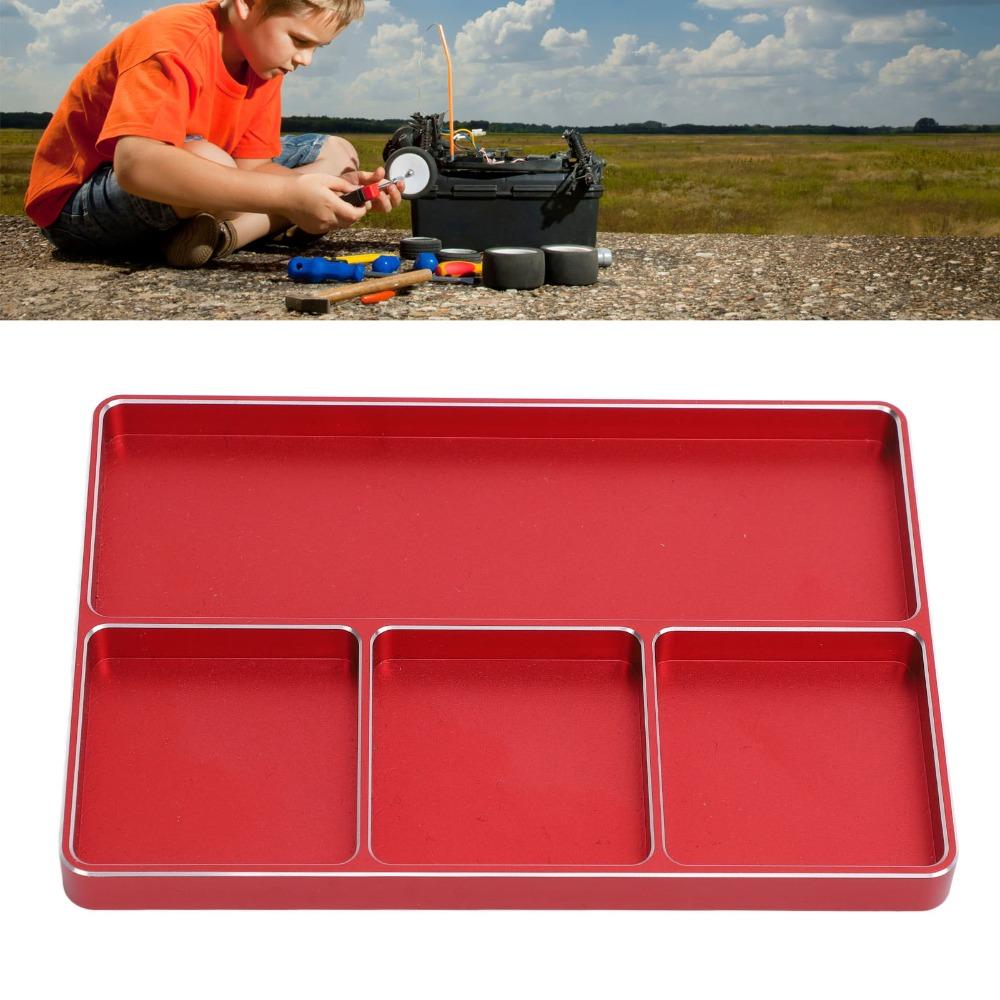With Magnetic Pad Magnetic Screw Holder Metal Screw Parts Tray Durable RC Screw Tray  For RC Boat