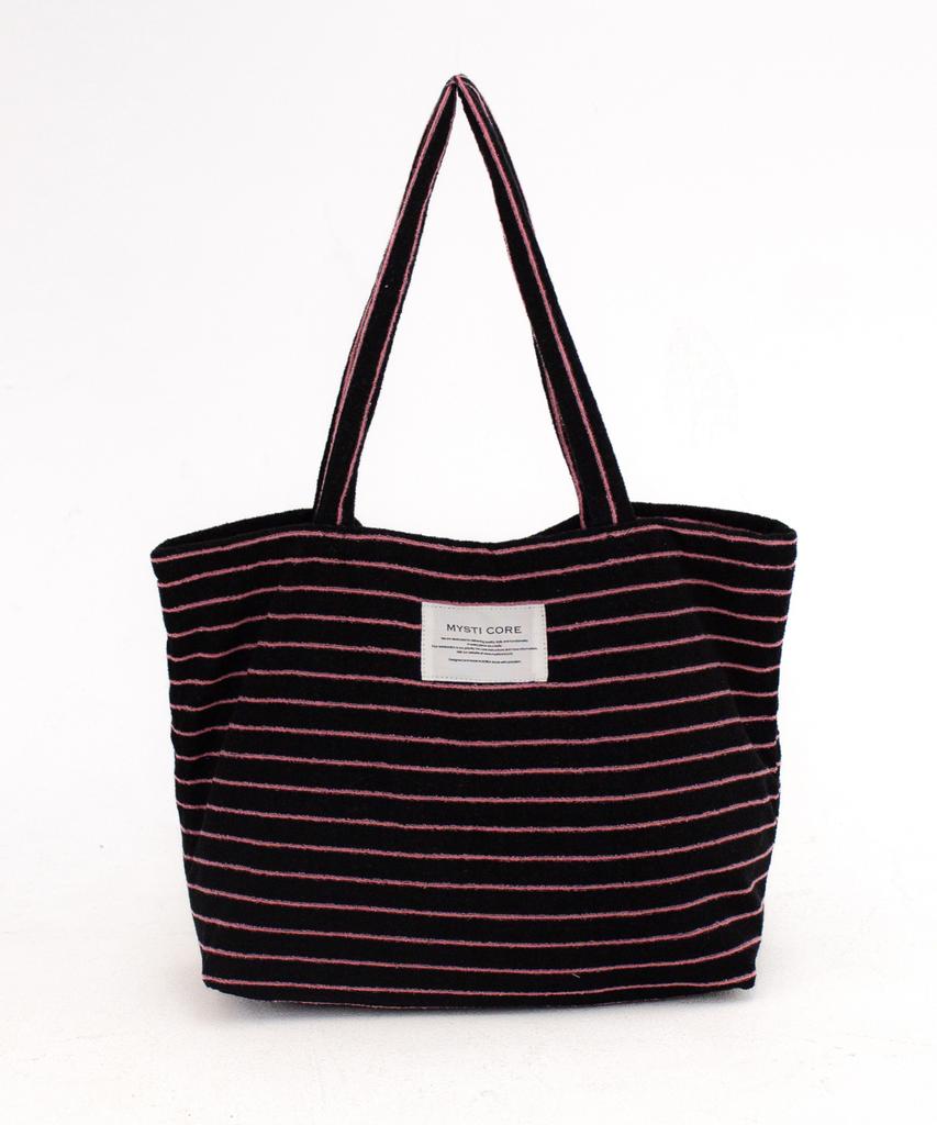 Mysti Core Terry Tote Bag (Blackberry)