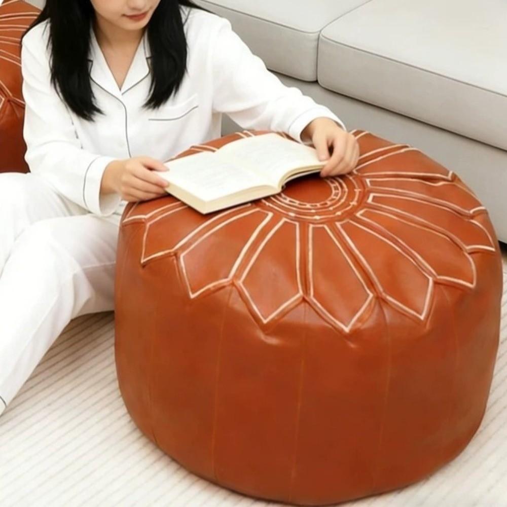Waterproof Pumpkin Pouf Cover Large Capacity Storage Bag Storage Leg Bench Home Furniture