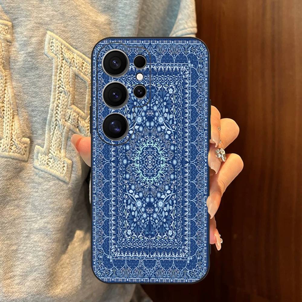 Retro Persian Printed Phone Case For Samsung S 24 Fe 25 Ultra Plus 20 Lite 21 30 22 23 24 22 Ultra 5G Fundas