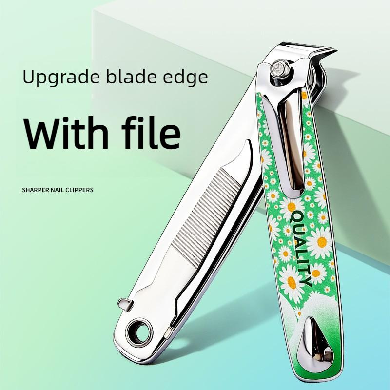 Xiaomi 2 Pcs Anti-splash Nail Clippers Sharp Edge Fingernail And Toenail Clipper Cutter Thick Nail Trimmer, Stainless Steel Toenail Cli