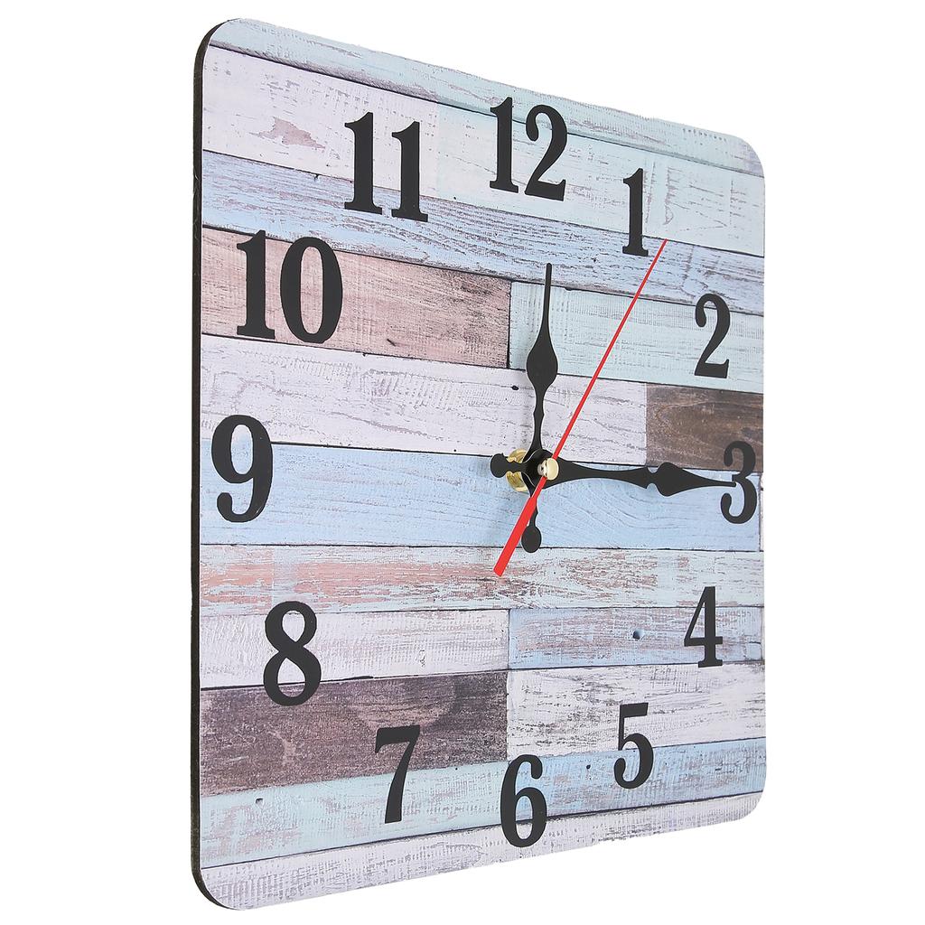 Ceas de Perete Stil Industrial Mișcare Silențioasă cu Cuarț Panou de Densitate Afișaj cu Cifre Arabe Mari Perete