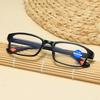 New Ultralight Reading Glasses Anti Blue Light Rectangle Black Frame Presbyopic Hyperopia Eyewear for Computer