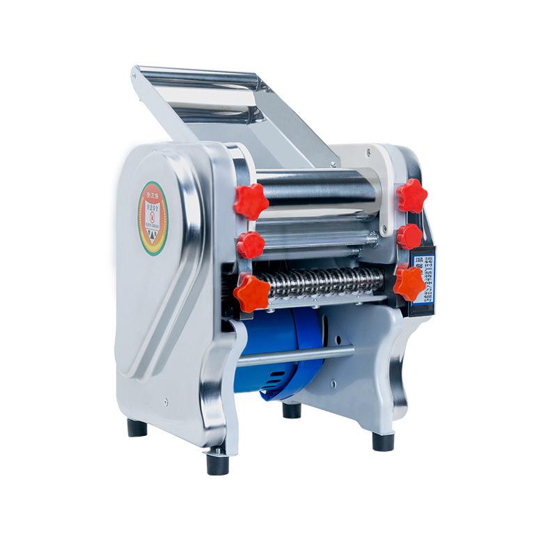 New Stainless Steel Electric Dough Press Machine - Automatic Household/Commercial Noodle & Dumpling Skin Roller with Free Shipping