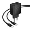 HOCO N77 GaN PD 45W Fast Charger Kit, USB‑C Wall Charger EU Plug with USB‑C Cable Included