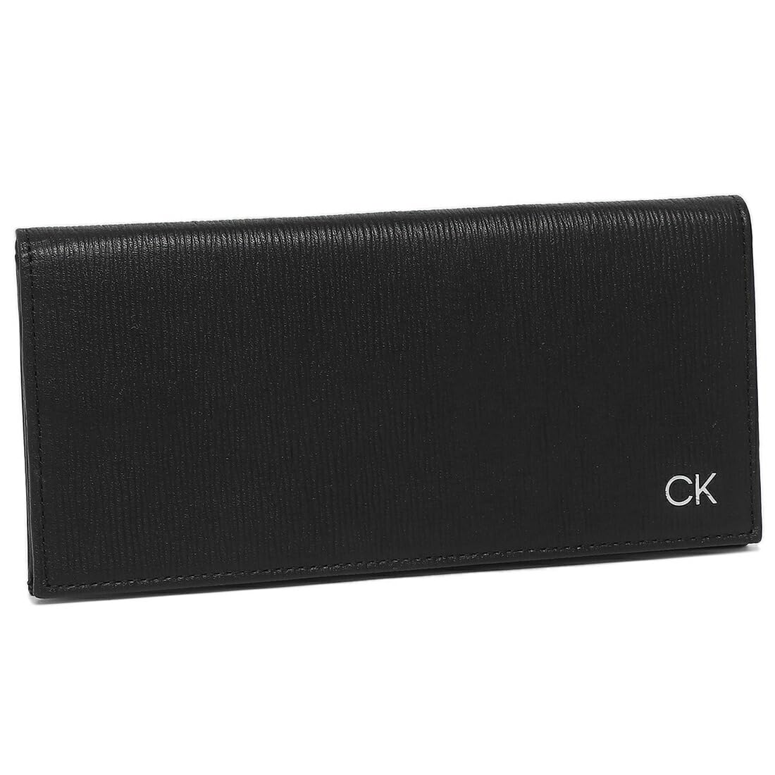 Long Round CALVIN KLEIN 31CK190003 001 [Calvin Klein] Men s Wallet, Zipper, Black, [Used] чёрный