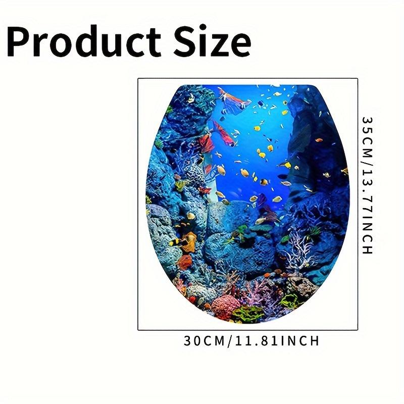 1 PC Funny Animal PVC Toilet Seat Stickers Monkey Zebra Giraffe Decals Waterproof Bathroom Wall Door Decor Creative Removable Decals