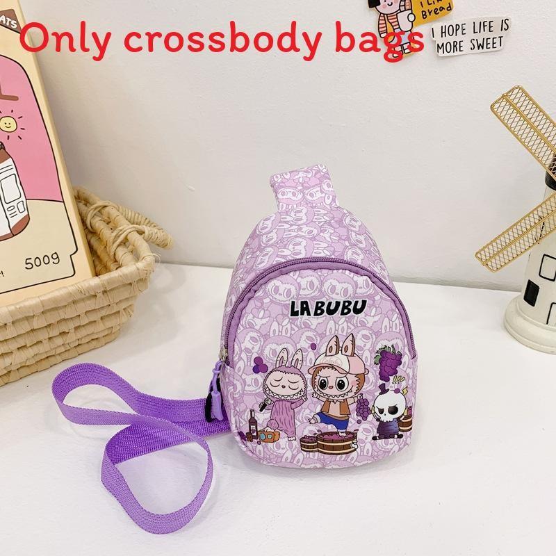 Casual Children Crossbody Bag With Cartoon Print Design For Kindergarten