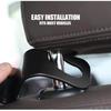 2Pcs Portable Car Seat Back Hooks Storage Accessories For Volkswagen VW Golf Amarok Tiguan T-Cross T5 Phaeton Polo Jetta GTI ID3 zq8