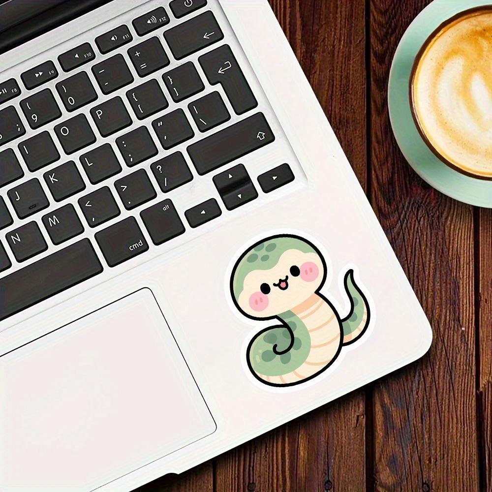 The "Fierce and Fierce" Disguise of Snakes | Soft and Cute Snakes with Blushing Faces Hidden in Stickers Durable for Laptop, Car, Luggage