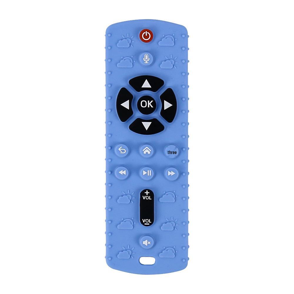 Silicone Teether Remote Control Toy for Babies 6+ Months